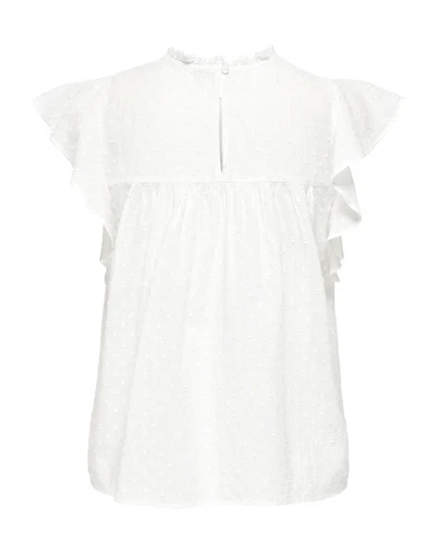 Only - ONLKatti Doppy Top - Cloud dancer 